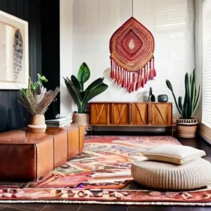 Бохо в интерьере: как сочетать фактуры и не устроить хаос