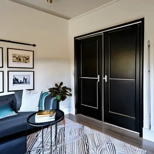 Черные двери: как вписать и не затемнить квартиру