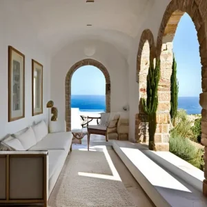 Средиземноморский стиль: свет, фактуры и белый цвет