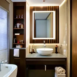 Интерьер маленькой ванной: хранение, свет и визуальные приемы