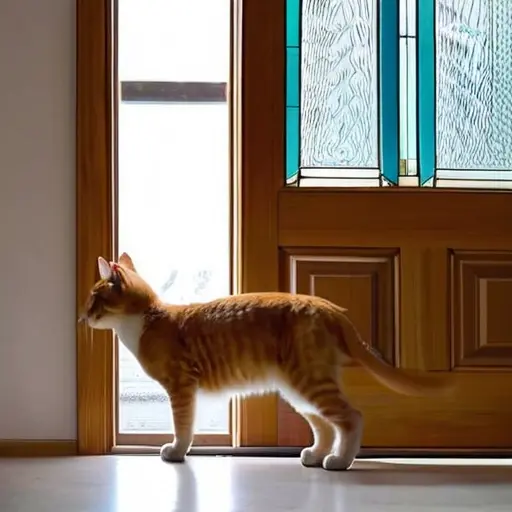 Двери в доме с котом: как защитить нижнюю часть полотна Двери в доме с котом: как защитить нижнюю часть полотна