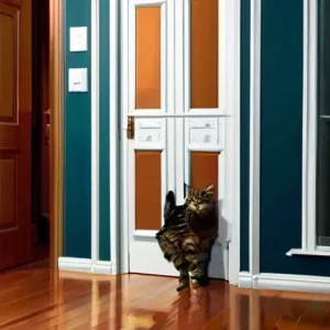Двери в доме с котом: как защитить нижнюю часть полотна