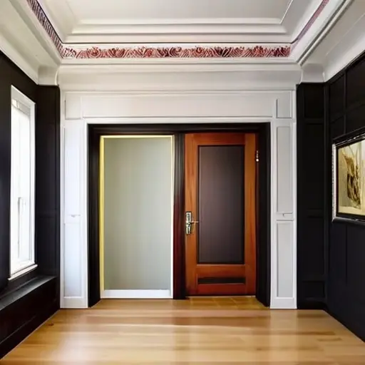 Высокие двери и потолочный карниз: как состыковать в интерьере