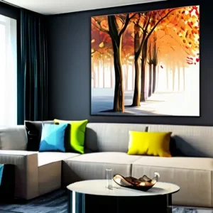 Картины в интерьере: как выбрать размер и повесить правильно