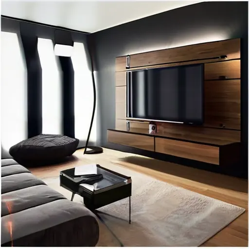 Как оформить ТВ-зону: кабели, полки, свет и пропорции Как оформить ТВ-зону: кабели, полки, свет и пропорции