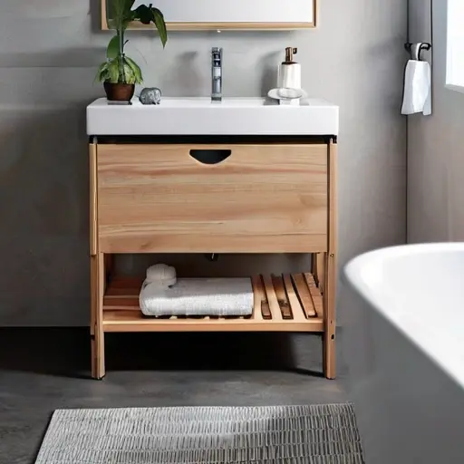 Как выбрать тумбу под раковину: влагостойкость и хранение