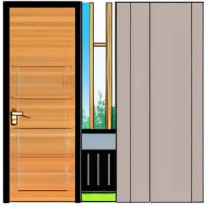 Как согласовать двери и теневой профиль: современный узел