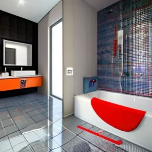 Теплый пол в ванной: безопасность, влагозащита, УЗО