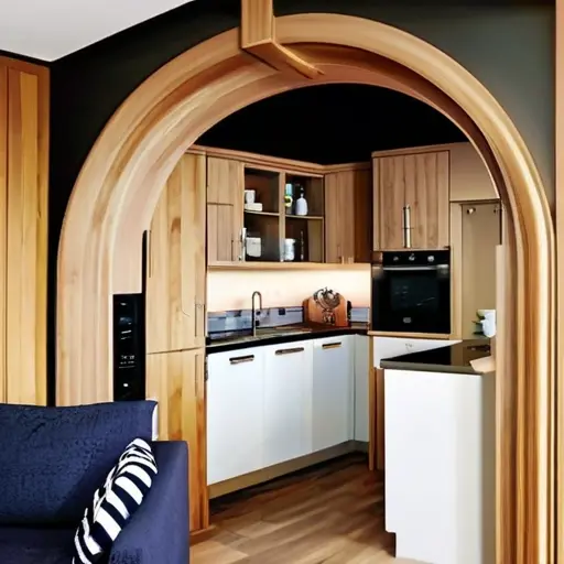 Арка между кухней и гостиной: как сделать красиво и практично