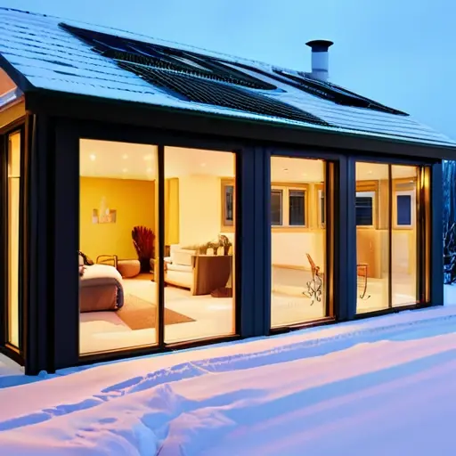 Панорамные окна и отопление: как убрать холодный «занавес»