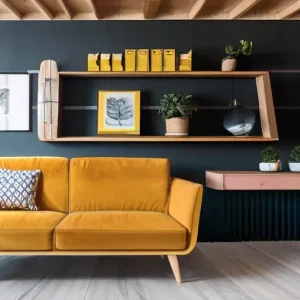 Как оформить стену за диваном: 12 вариантов без перегруза