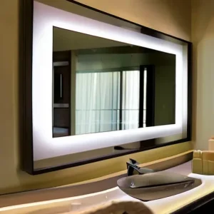 Как выбрать зеркало в ванную: подсветка, антизапотевание, размеры