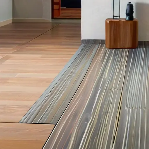 Стык разных покрытий пола: как сделать красиво и без порогов Стык разных покрытий пола: как сделать красиво и без порогов