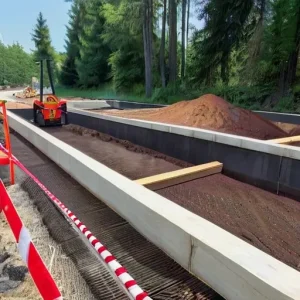 Подготовка участка к строительству: выравнивание, дренаж, подъезды