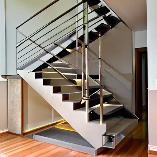 Лестницы в доме: бетонные или металлические