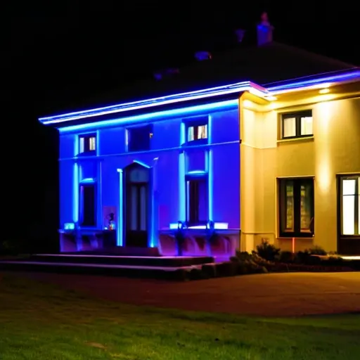 Архитектурная подсветка фасада частного дома Архитектурная подсветка фасада частного дома