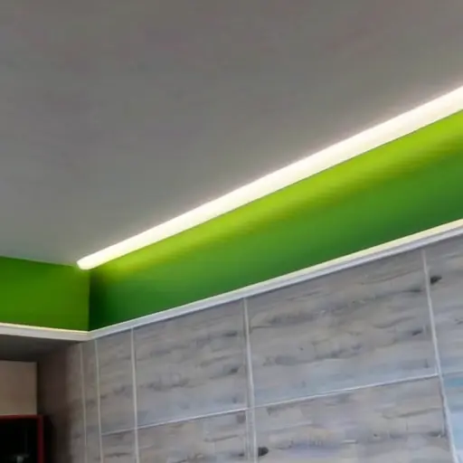 Монтаж светодиодного профиля в гипсокартонный потолок Монтаж светодиодного профиля в гипсокартонный потолок