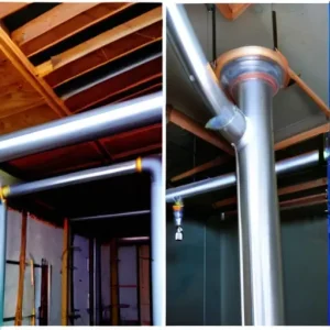 Электрика в стиле лофт: монтаж в стальных трубах