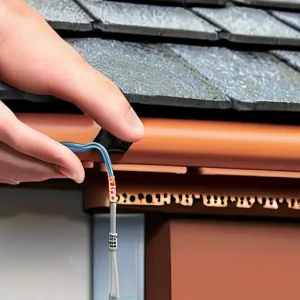 Обогрев кровли и водостоков: монтаж греющего кабеля