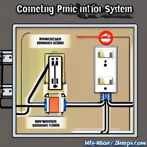 Схема подключения кнопки «паника» к системе домашнего освещения