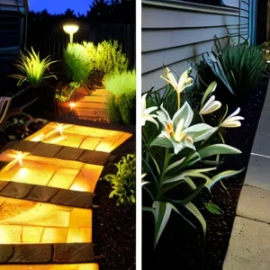 Освещение садовых дорожек: низковольтные системы 12В своими руками