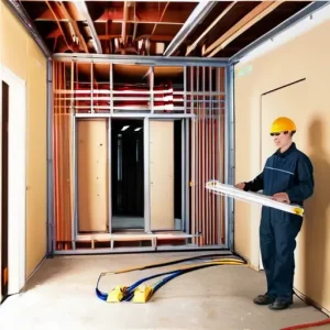 Особенности монтажа электропроводки в каркасно-щитовых домах